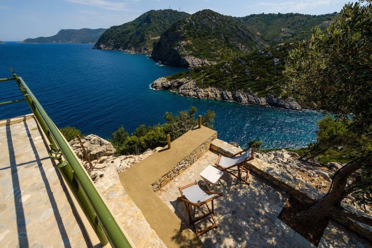 Casa Milos Stone Chalets Alónnisos Eksteriør bilde